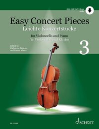 EASY CONCERT PIECES - VOL. 3 - EASY CONCERT PIECES - VOL. 3. CELLO AND PIANO.