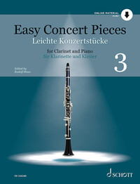 EASY CONCERT PIECES - VOL. 3 - EASY CONCERT PIECES - 14 PIECES FROM 4 CENTURIES. VOL. 3. CLARINET AN