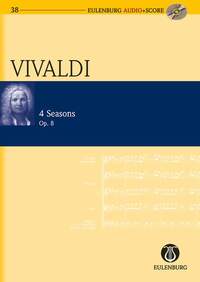 LES QUATRE SAISONS - OP. 8. RV 269, 315, 293, 297. VIOLIN, STRINGS AND BASSO CONTINUO. PARTITION D'E