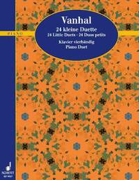 SCHOTT PIANO CLASSICS - 24 DUOS PETITS - PIANO (4 HANDS).