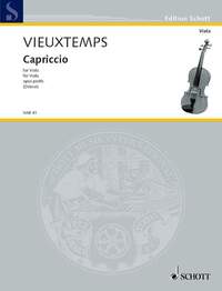 EDITION SCHOTT - CAPRICCIO - OP. POSTH.. VIOLA.