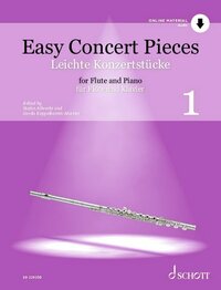 EASY CONCERT PIECES - VOL. 1 - EASY CONCERT PIECES - 16 PIECES FROM 5 CENTURIES. VOL. 1. FLUTE AND P