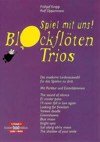 BLOCKFLOTENTRIOS - DIE MODERNE LIEDERAUSWAHL FUR DAS SPIEL ZU DRITT. 3 RECORDERS (SAT) WITH CHORDS.