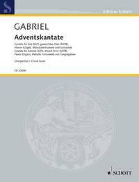 EDITION SCHOTT - ADVENTSKANTATE - SOLOISTS (SAT), MIXED CHOIR (SATB), PIANO (ORGAN), MELODIC INSTRUM