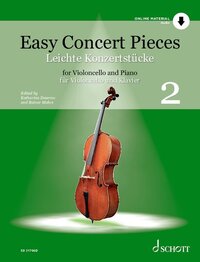 EASY CONCERT PIECES - VOL. 2 - EASY CONCERT PIECES - FOR VIOLONCELLO AND PIANO. VOL. 2. CELLO AND PI