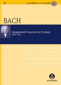 CONCERTO EN RE MINEUR - BWV 1052. HARPSICHORD AND STRINGS. PARTITION D'ETUDE.