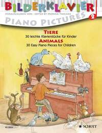 PIANO PICTURES - VOL. 2 - ANIMAUX - 30 MORCEAUX FACILES POUR PIANO, A L'USAGE DES ENFANTS. VOL. 2. P