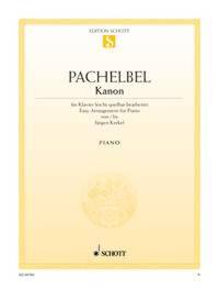 CANON - DANS UN ARRANGEMENT FACILE POUR PIANO. PIANO. EDITION SEPAREE.