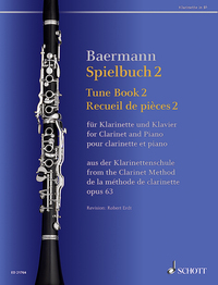 BAERMANN - KLARINETTENSCHULE - VOL. 2 - RECUEIL DE PIECES 2 - PIECES DE CONCERT DE LA METHODE DE CLA