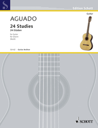 EDITION SCHOTT - 24 STUDIES - GUITAR.