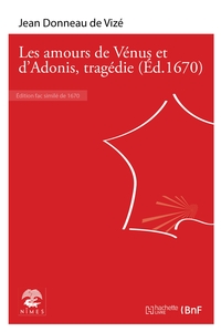 Les amours de Vénus et d'Adonis, tragédie