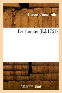 De l'amitié