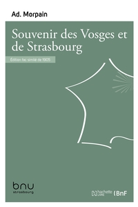 Souvenir des Vosges et de Strasbourg
