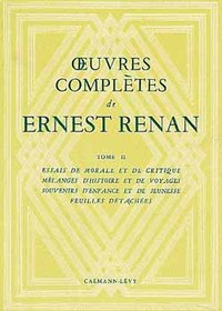 Oeuvres complètes de Ernest Renan - tome II