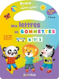 Mes lettres en gommettes