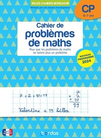 Mon cahier de problèmes de maths CP