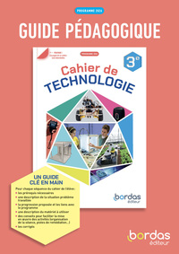 Technologie 3e - 2026 - Livre du professeur