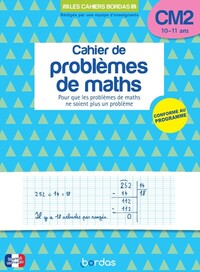 Mon cahier de problèmes de maths CM2