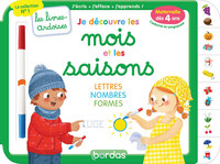 Les livres-ardoises - Je découvre les mois et les saisons