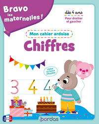 Bravo les maternelles - Mon cahier ardoise - Chiffres