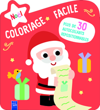 COUVERTURE ROUGE - COLORIAGE FACILE