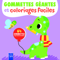 LE DINOSAURE GOMMETTES GEANTES