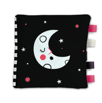 Petite lune (noir, blanc et rouge)