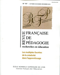 REVUE FRANCAISE DE PEDAGOGIE, N 197/2016. LES MULTIPLES FACETTES DE L