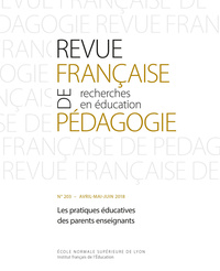 Revue française de pédagogie, n° 203/2018