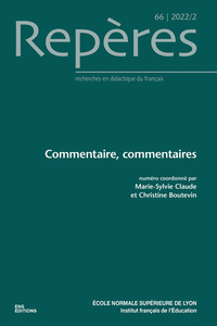 REPERES, N 66/2022-2. COMMENTAIRE, COMMENTAIRES