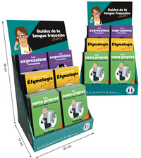 PLV VIDE - GUIDES DE LA LANGUE FRANCAISE - 30 EX (22 X 17 X36 CM)