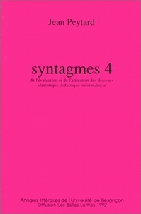 De l'évaluation et de l'altération des discours - sémiotique, didactique, informatique