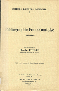 Bibliographie franc-comtoise 1940-1960