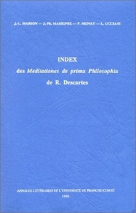 Index des "Meditationes de prima philosophia" de R. Descartes