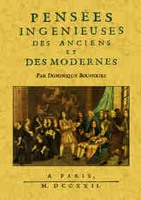 Pensées ingénieuses des anciens et des modernes