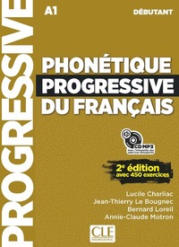 Phonétique progressive niveau débutant nouvelle couverture