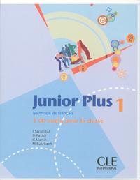 CD AUDIO JUNIOR PLUS NIVEAU 1 3CD AUDIO POUR LA CLASSE