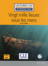 VINGT MILLE LIEUES SOUS LES MERS LECTURE FLE + CD 2EME EDITION