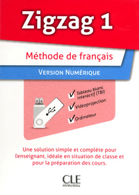 Zigzag 1 - de francais - ressources numeriques pour tbi sur cle usb