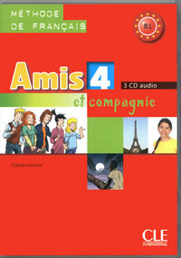 Cd collectif amis et compagnie4 de francais 3 cd audio