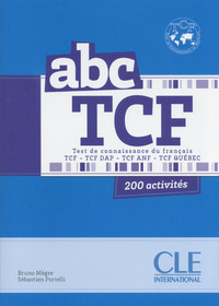 ABC TCF TEST DE CONNAISANCE DU FRANCAIS + LIVRET + CD AUDIO