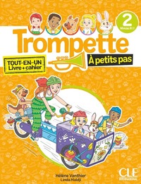 Trompette 2 à petits pas élève + exercices niveau A1.1