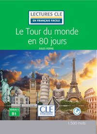 Le tour du monde en 80 jours FLE Lecture + Cd audio 2è édition