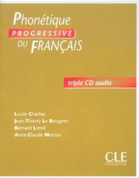 PHONETIQUE PROGRESSIVE DU FRANCAIS TRIPLE CD AUDIO