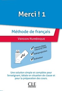 Merci FLE niveau 1 Manuel numérique pour TBI sur clé USB