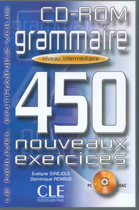CD-ROM GRAMMAIRE 450 NOUVEAUX EXERCICES NIVEAU INTERMEDIAIRE