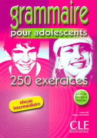 GRAMMAIRE 250 EXERCICES INTERMEDIAIRE LIVRET DE CORRIGES A L'INTERIEUR