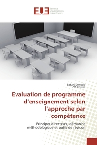 EVALUATION DE PROGRAMME D ENSEIGNEMENT SELON L APPROCHE PAR COMPETENCE