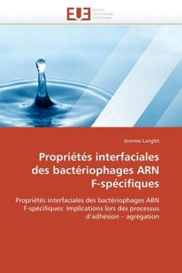 PROPRIETES INTERFACIALES DES BACTERIOPHAGES ARN F-SPECIFIQUES