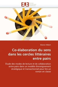 Co-élaboration du sens dans les cercles littéraires entre pairs